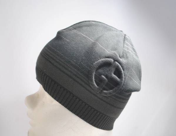 ジョルジオアルマーニ【黒ラベル】◆ニット帽サイズ【L】