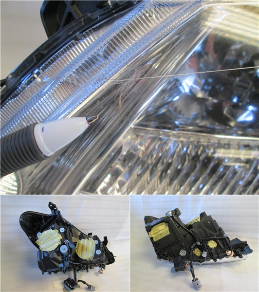 GRS200 クラウン 左ヘッドライト STANLEY P7078 H196