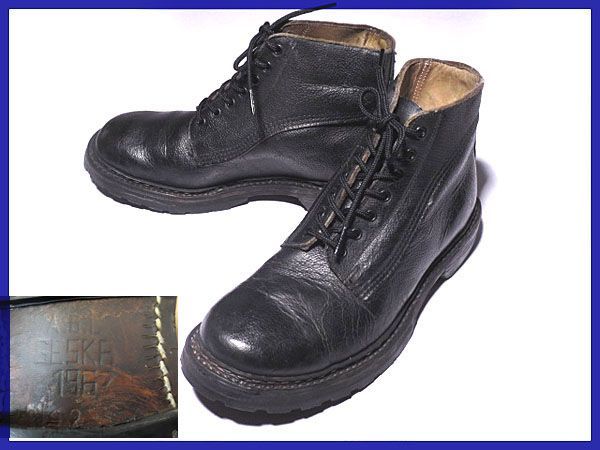 コンバットブーツ ⁄ 90s ベルギー軍 レザーブーツ 表記46（28.5cm前後
