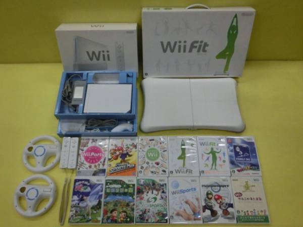 即決 Wii 本体 白 マリオカート フィット　パーティ 他多数