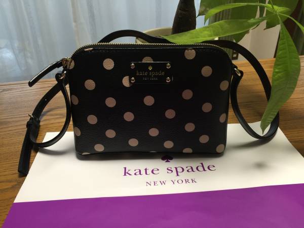 ☆新品☆1円スタート ケートスペード ドット柄 ショルダーバッグ