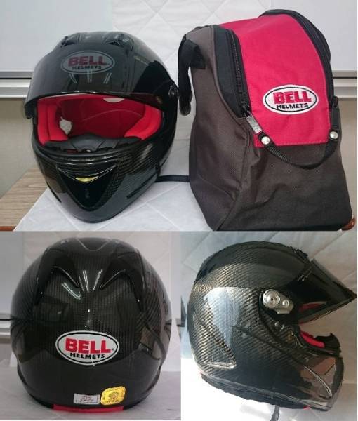 BELL ヘルメット M4R carbon XL 2013年製 専用バッグ付き Bell Bullitt