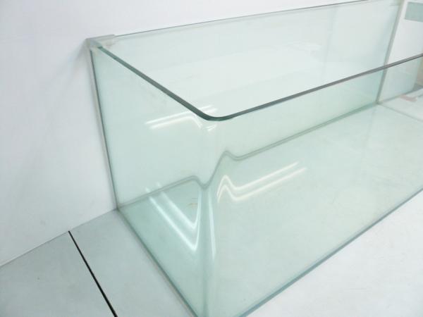 水槽 ○水槽 2角曲面 1200x450クラス ガラス厚み10mm 大型 120cm 