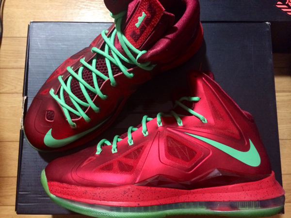 ★28cm NIKE LEBRON X 10 X'mas / 11 12 13 KOBE KD foamposite