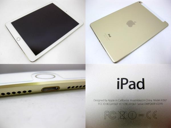 053◇Softbank ipadAir2 Wi-Fi+Cellular 64GB MH172J/A ※中古/利用△