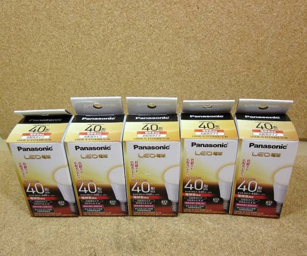 ★☆101★Panasonic★LED電球 E17 LDA4L-G-E17/K40E/S/W★5個☆★