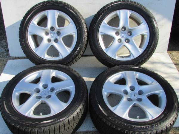 ☆HONDA■LEGEND■レジェンド純正■17-8J/120-5H/+55■235/50R17■ブリヂストン■ブリザックREVO GZ■バランス調整済■KB1.2.KC2■