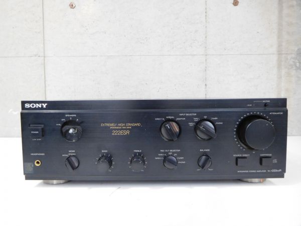 動作保証 ソニー SONY プリメインアンプ TA-F222ESR オーディオ機器 ☆