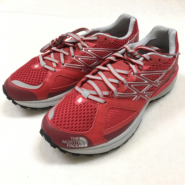 ノースフェイス ゴーザディスタンス ランニングシューズ赤/26.5