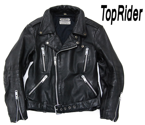 南海 TOP RIDER レザー ダブルライダース Top NANKAI 牛革 南海部品