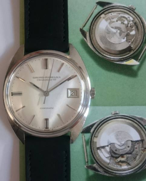 ビンテージ ジラール・ペルゴ ジャイロマティック クロノメーター HF 39J O/H済み