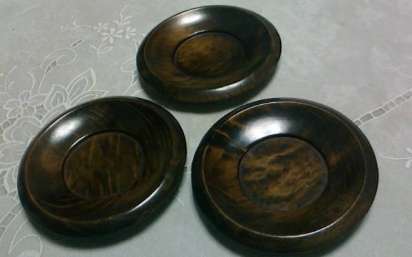 茶托　天然木　新品未使用　茶たく_1