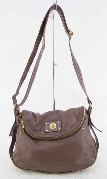 マークバイマークジェイコブス レザー ショルダー バッグ ブラウン *71357