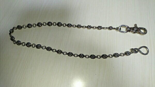 クロムハーツ ウォレットチェーン クロスボール ロング