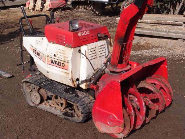 Yahoo!オークション 中古 ワドー 除雪機 SS90RH 9.8馬力 セル付 