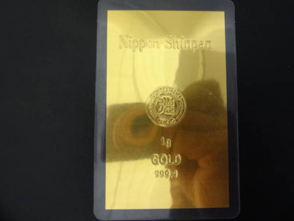 純金 1g インゴット 999.9 NEW!!徳力本店純金(K24 徳力 新登場 999.9 