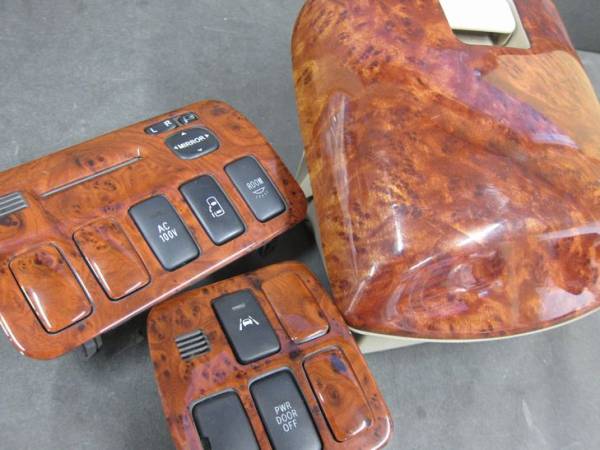 E508 アルファード10系 ダッシュスイッチ周り ウッド調パネル(トヨタ用)｜売買されたオークション情報、yahooの商品情報をアーカイブ ...
