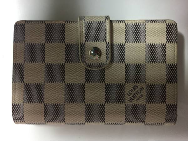 LOUIS VUITTON アズール がま口 二つ折り財布