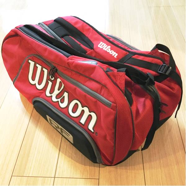 【美品】WILSON FEDERER ELITE 12PACK フェデラー RF ラケットバッグ