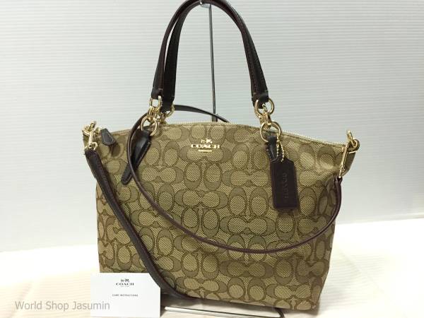 新品1円 本物☆コーチバッグ☆ケスレー シグネチャー ショルダー 2WAY