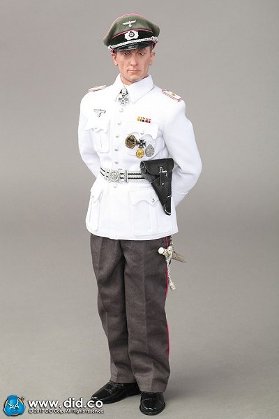 ★DID★1/6 WW2 WEHRMACHT HEER TIGER ACE オットー・カリウス中尉 サマーチュニック Ver.（D80117W）