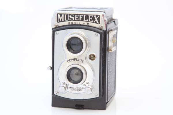 MUSEFLEX◇MODEL-M 二眼レフカメラ ボルタ版カメラ トイカメラ ケース