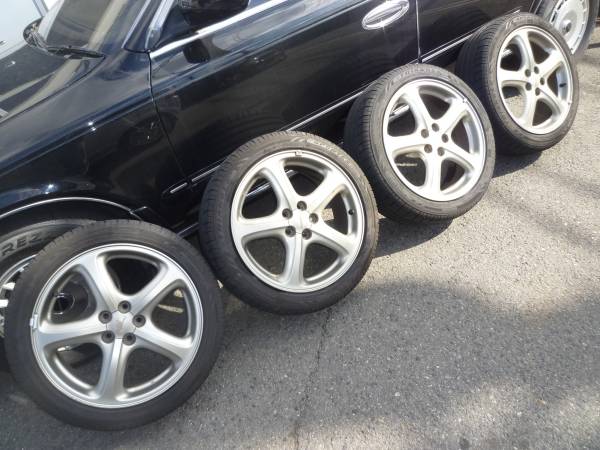 レガシィ BE5 スバル純正　アルミホイール　タイヤセット　17インチ　4本セット　　　206