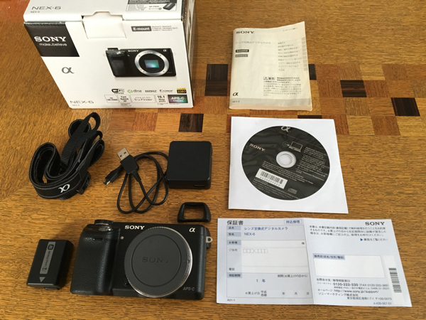 SONY ソニー NEX-6 ボディ 中古美品 付属品完備