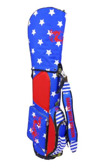 送料無料★DWD マルチプリントスタンドキャディバッグ　D3-602002　RED(059)_2