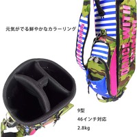 送料無料★DWD マルチプリントスタンドキャディバッグ　D3-602002　RED(059)_3