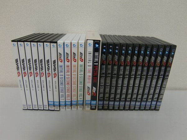 頭文字D イニシャルD 1st+2nd+3rd+4th 初回版 DVD 全24巻セット 特典