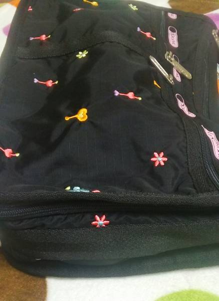 レスポートサック 7507 2115 スプリーエンブロイダリーショルダーバック 黒