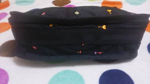 レスポートサック 7507 2115 スプリーエンブロイダリーショルダーバック 黒