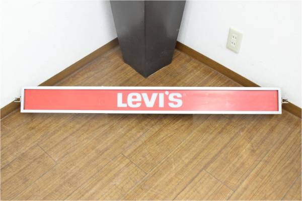 リーバイス Levi's 看板 電飾 3面 レア ネオンサイン ディスプレイ