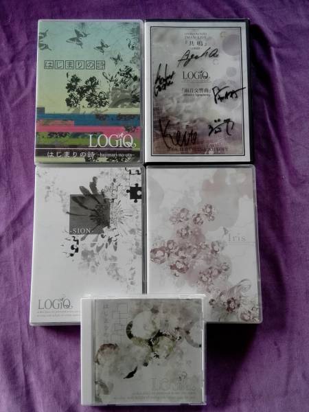 LOGiQ　ロジック　サイン入り無料配布の雨音交響曲含む　CDDVD５枚セット　kαin JILS D≒SIREの 幸也YUKIYAプロデュースバンド thebullet_1