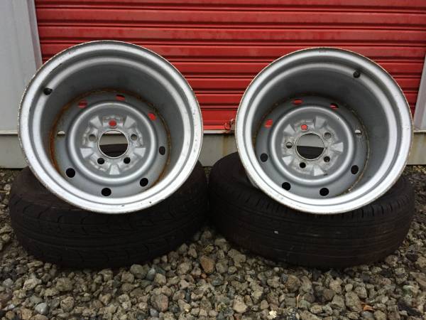 加工鉄ホイール 加工鉄ちん 深リム 旧車 街道レーサー