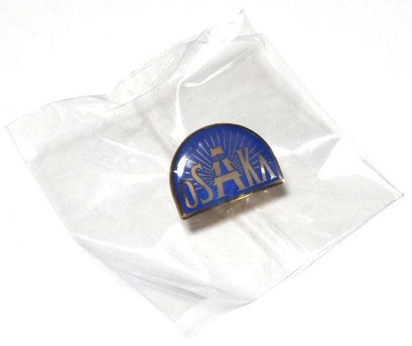 大阪市観光局 非売品 ロゴ ピンバッジ 2025大阪万博 ピンバッチ 新品未開封 ピンズ