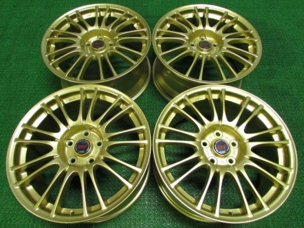 E0301-4L 美品☆軽量 鍛造 スバル GRB インプレッサ WRX STi純正*BBS製