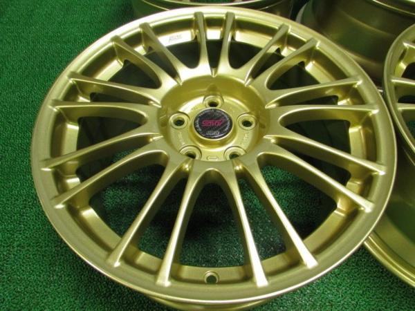 E0301-4L 美品☆軽量 鍛造 スバル GRB インプレッサ WRX STi純正*BBS製