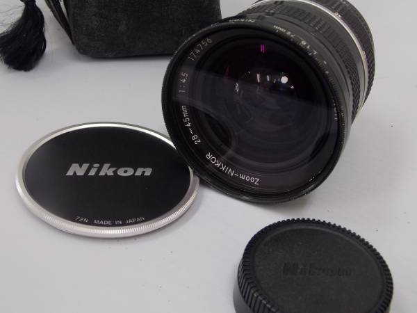 Nikon ニコン Zoom NIKKOR 28-45ｍｍ　1：4.5 レンズ　L1B72ｍｍ付