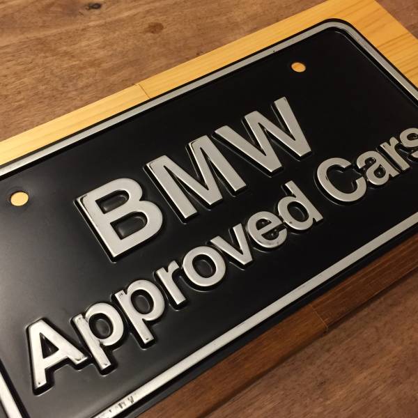 BMW 認定中古車 ナンバープレート 激レア！