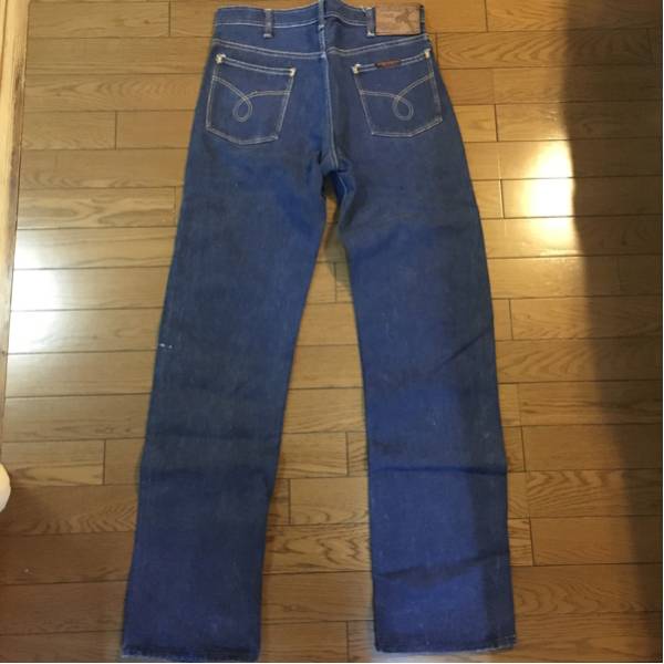 ビンテージデニムパンツ ストアーブランドKEYサドルキングUSED W約80㎝/L約86㎝ペニーズ/シアーズ レターパックプラス510円