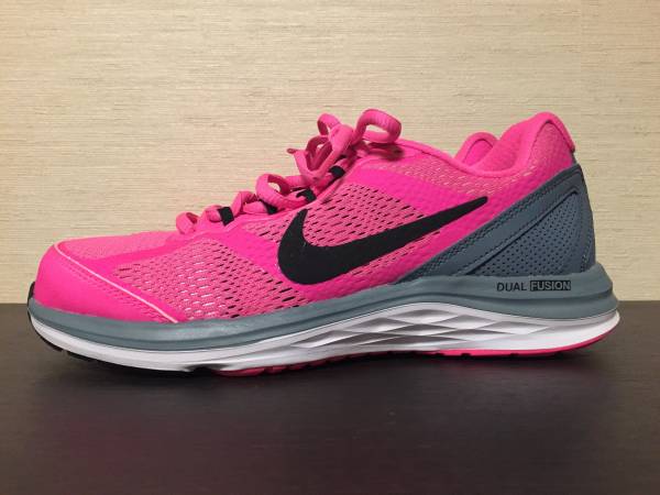 新品ナイキスニーカー WMN NIKE DUAL FUSION RUN 3 MSL ピンク 24.0cm