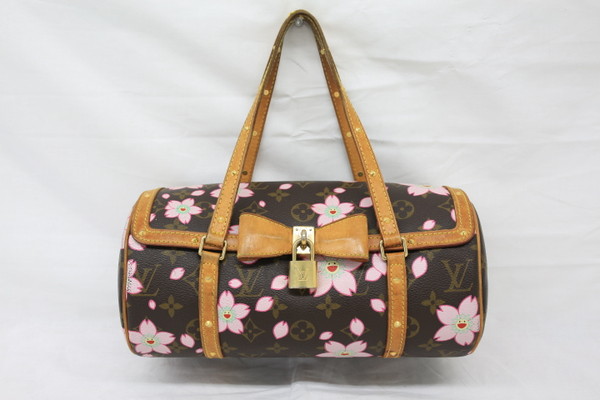 本物■ルイヴィトン■パピヨン■ハンドバッグ■モノグラム・チェリーブラッサム■17万■w3e154g