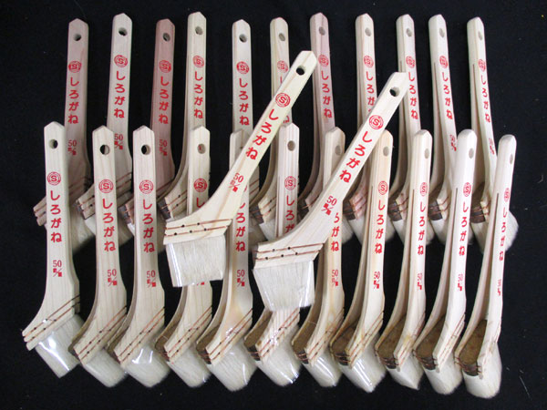 送料無料■df624■塗装用 刷毛 しろがね 50mm　24点
