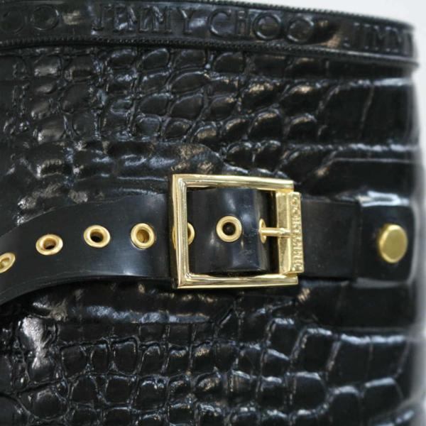 ハンター/HUNTERジミーチュウ/JIMMY CHOO コラボ クロコ型押し レイン