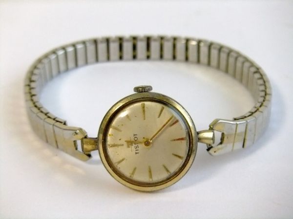 ヴィンテージ◇TISSOT ティソ 手巻き式◇レディース 腕時計◇ドレス