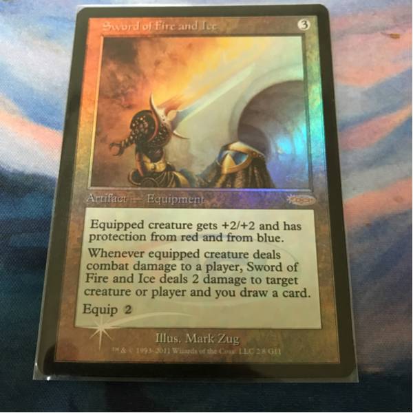 火と氷の剣 Sword of fire and ice foil ジャッジ褒賞 Foil《火と氷の剣⁄Sword of Fire and Ice》(ジャッジ褒賞