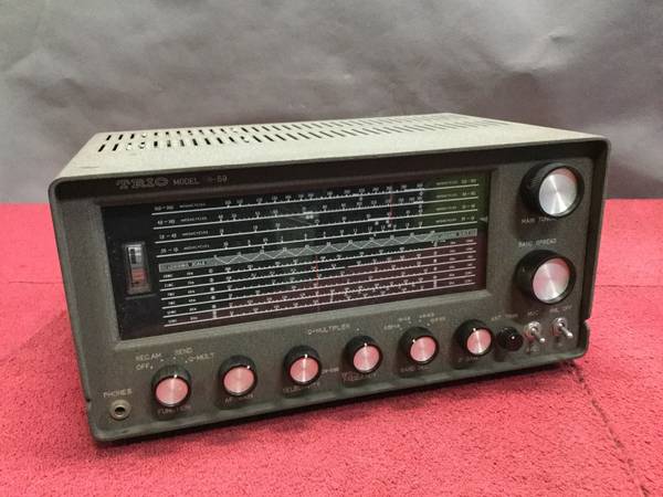 トリオ 9R59 受信機 TRIO 9R-59 通信型受信機◇現状品