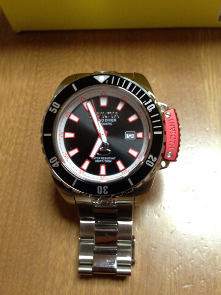 美品、ほぼ新品、インビクタ INVICTA 腕時計 GRAND DIVER
